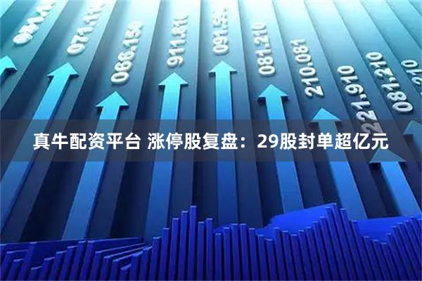 真牛配资平台 涨停股复盘：29股封单超亿元